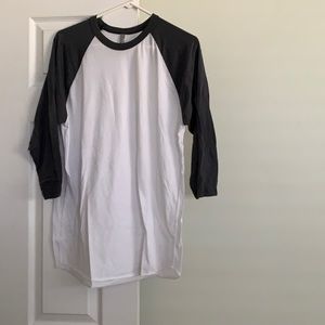 American Apparel 50/50 Baseball Tee